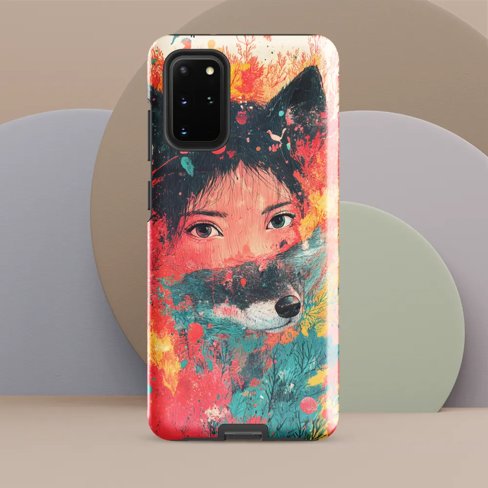 Harmony of Spirit: Girl and Wolf