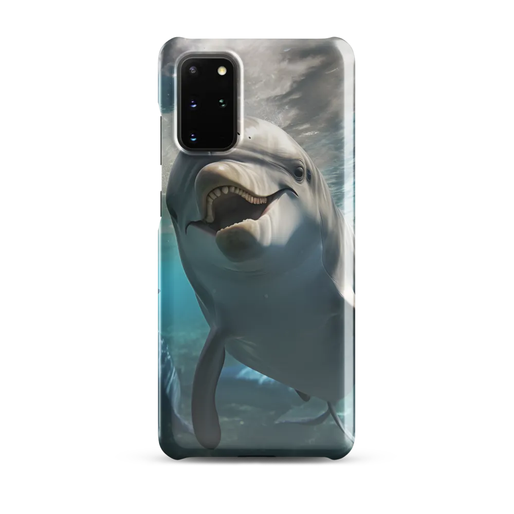 Beneath the Waves: A Dolphin's Dance