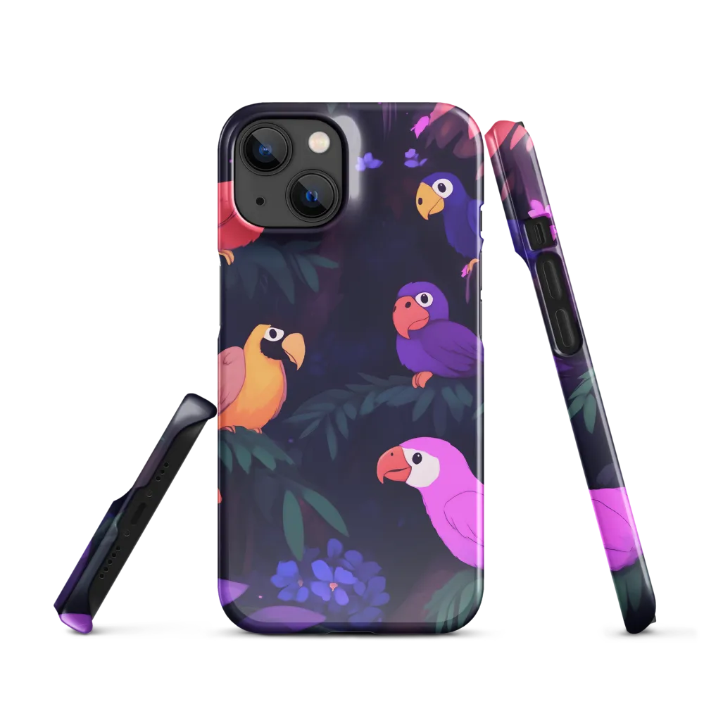 Tropical Parrot Playground | Phone Case |  14 | Snap Case | Glossy