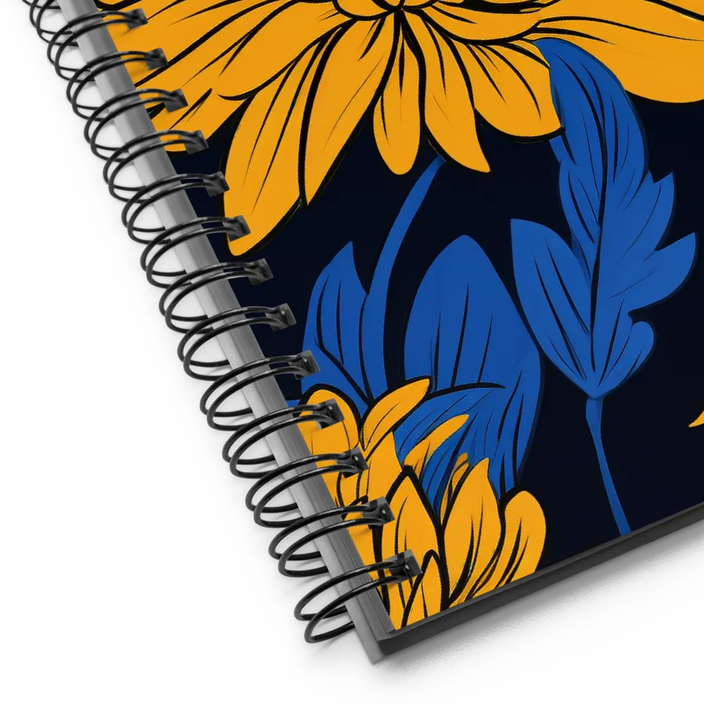 A Symphony of Blooms | Spiral Notebook