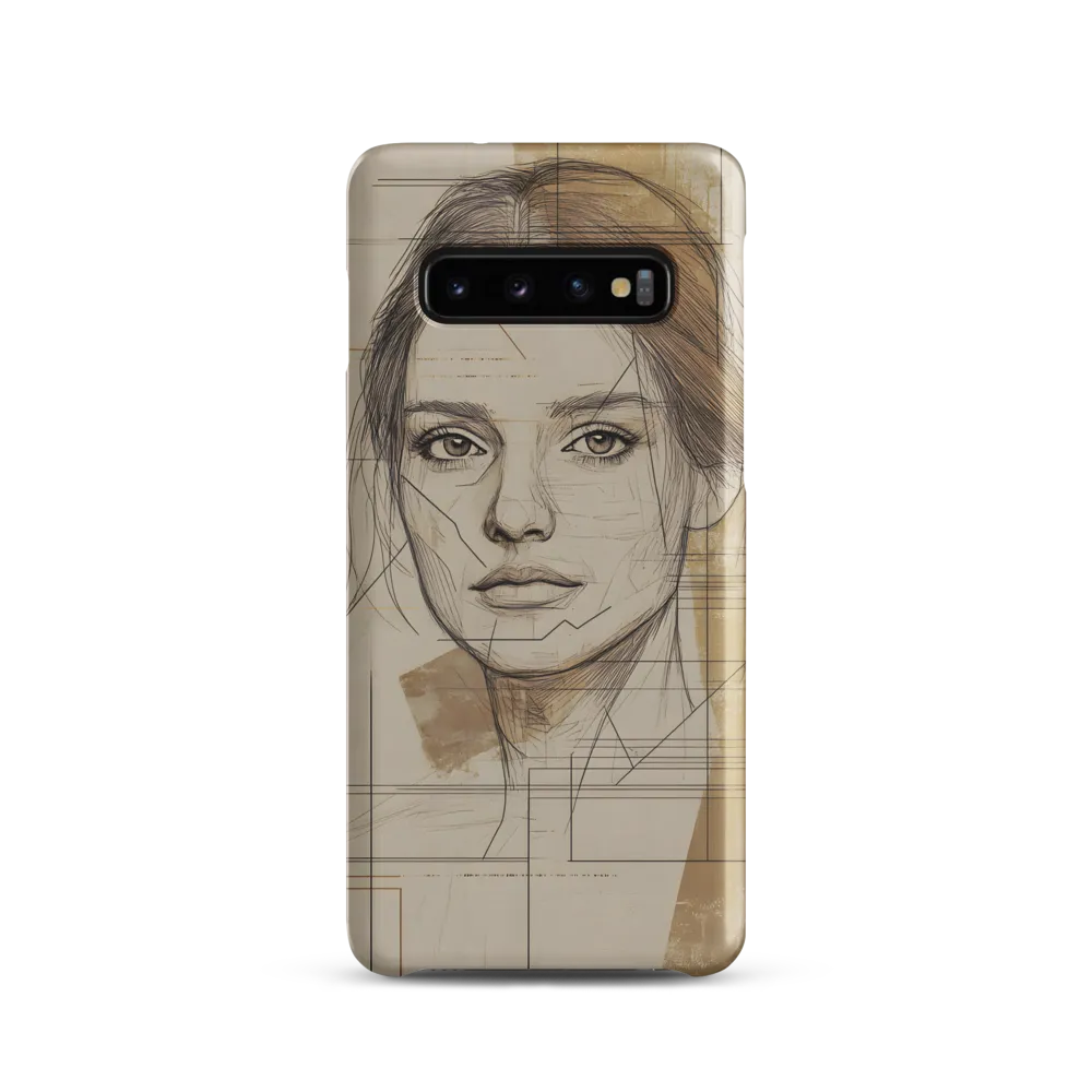 Geometric Elegance: A Modern Portrait