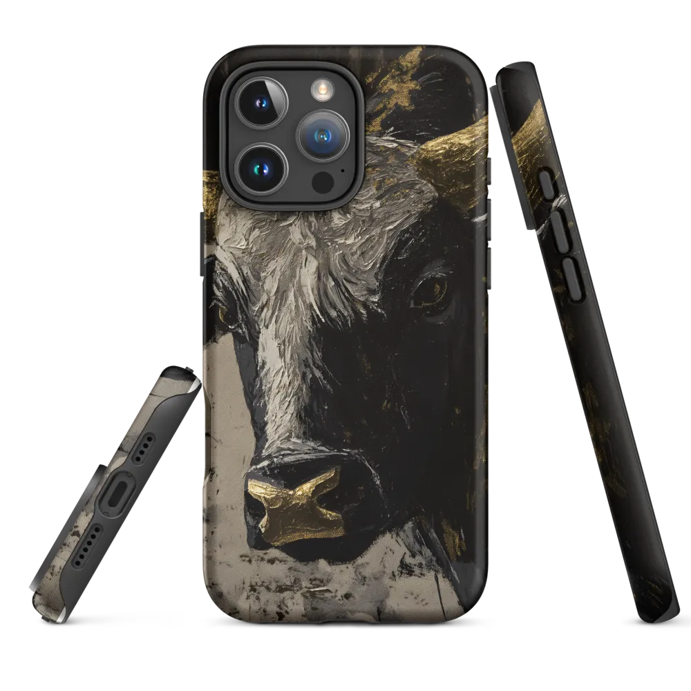 Majestic Bull: The Power in Black and Gold