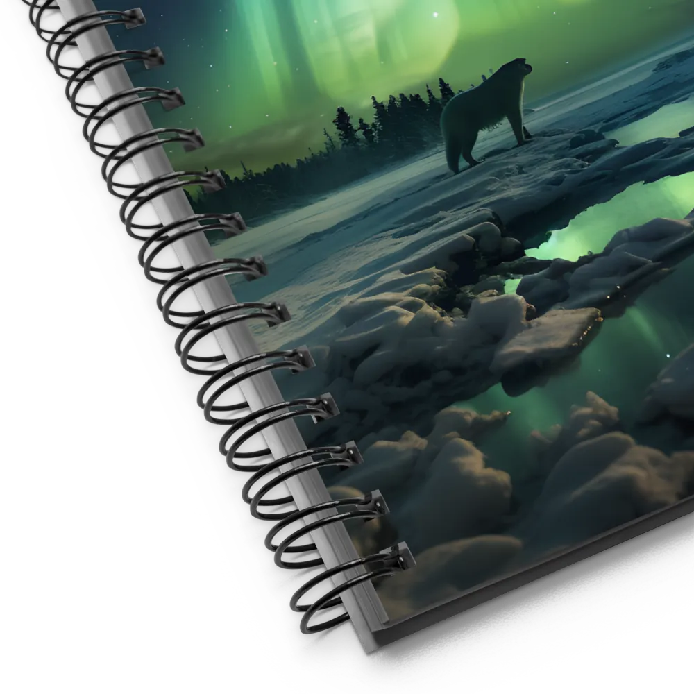 Auroral Guardianship | Spiral Notebook