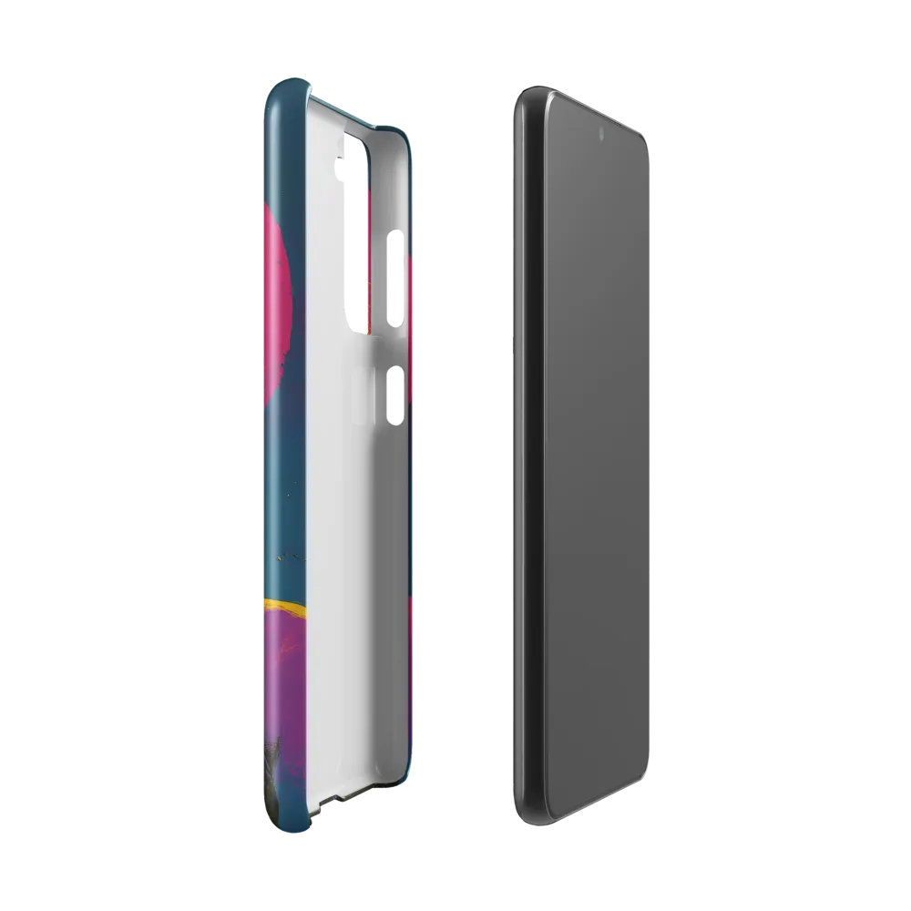 Neon Dreams: Portrait of a Modern Muse | Phone Case |  S21 | Snap Case | Glossy