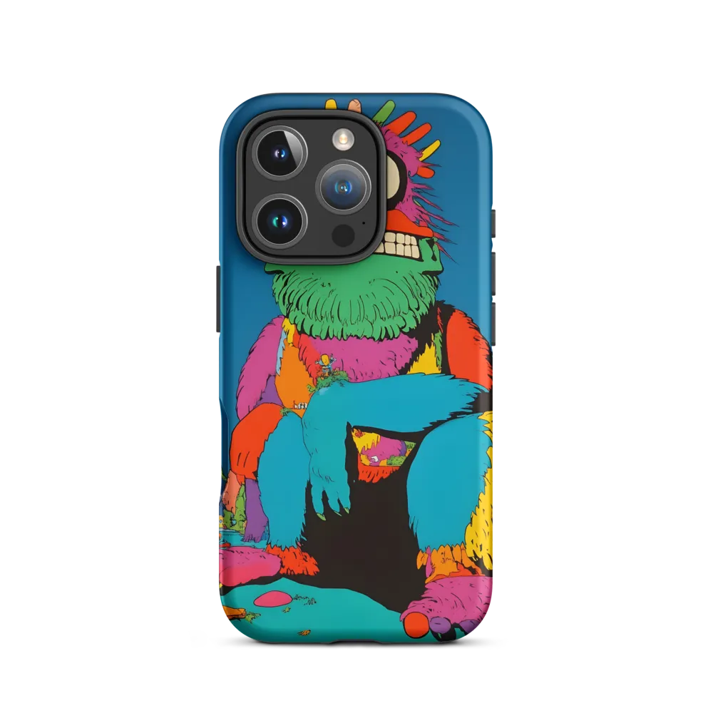 Whimsical Giant: A Playful Monster Encounter | Phone Case |  16 Pro | Tough Case | Matte