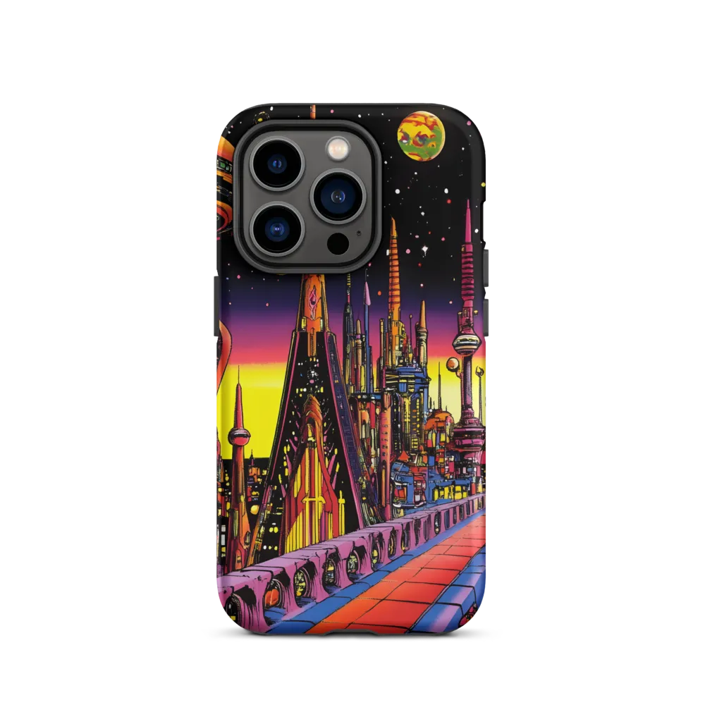 Futuristic Cosmos: A Journey Through Neon Cities