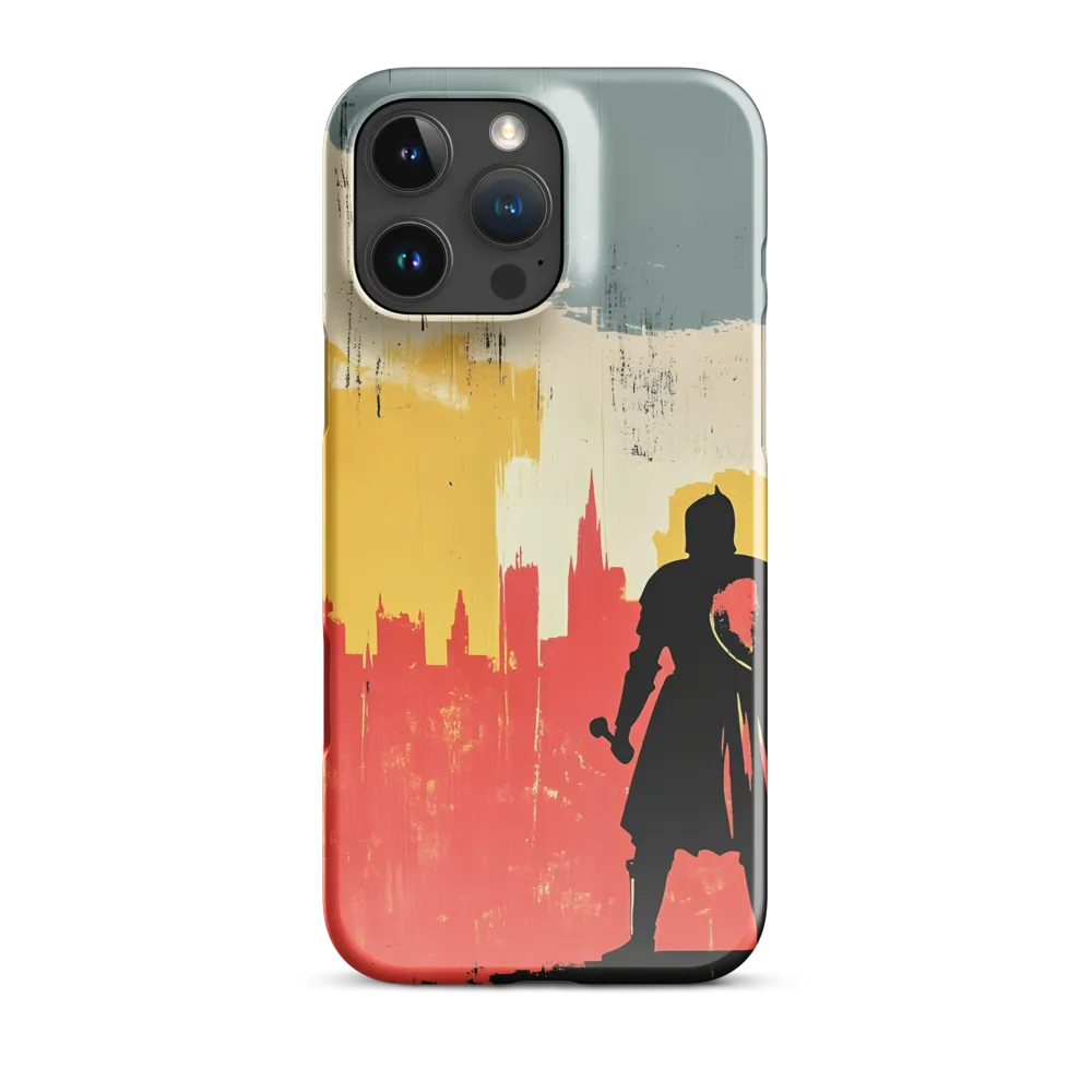 Hero in the Urban Dawn | Phone Case |  16 Pro Max | Snap Case | Glossy