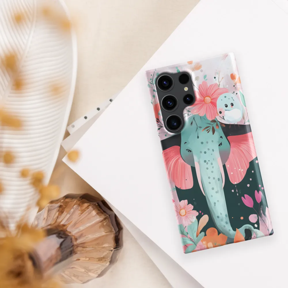 Whimsical Elephant in Bloom