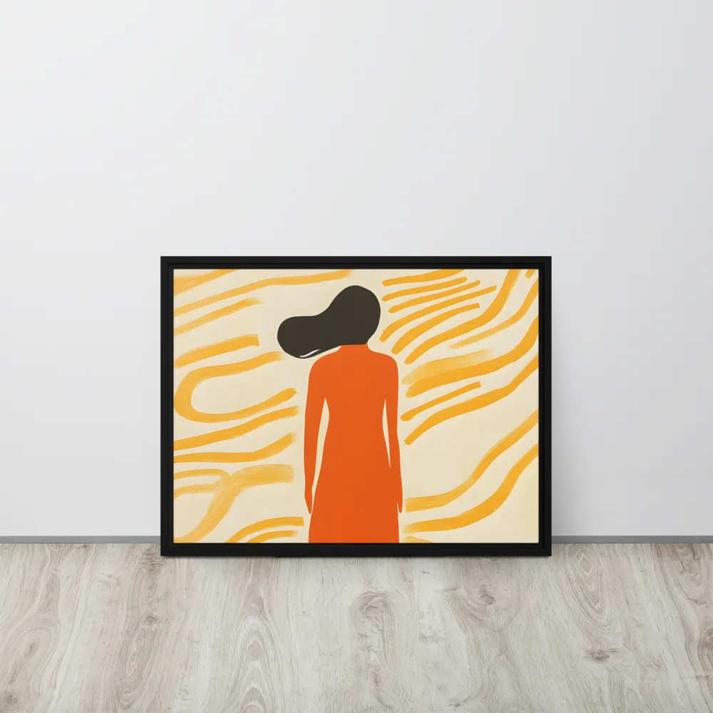 Connection to Serenity | Canvas with Black Frame | 18″×24″
