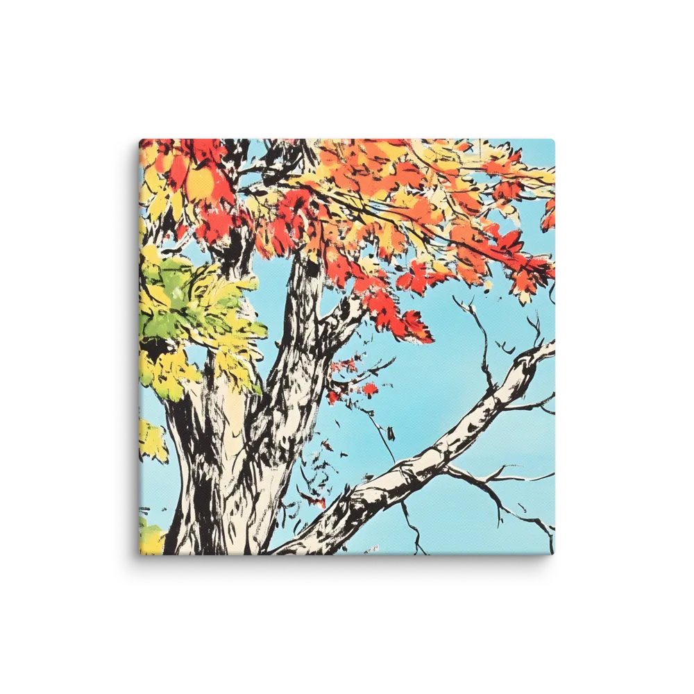 Autumn's Embrace | Canvas | 8″×8″