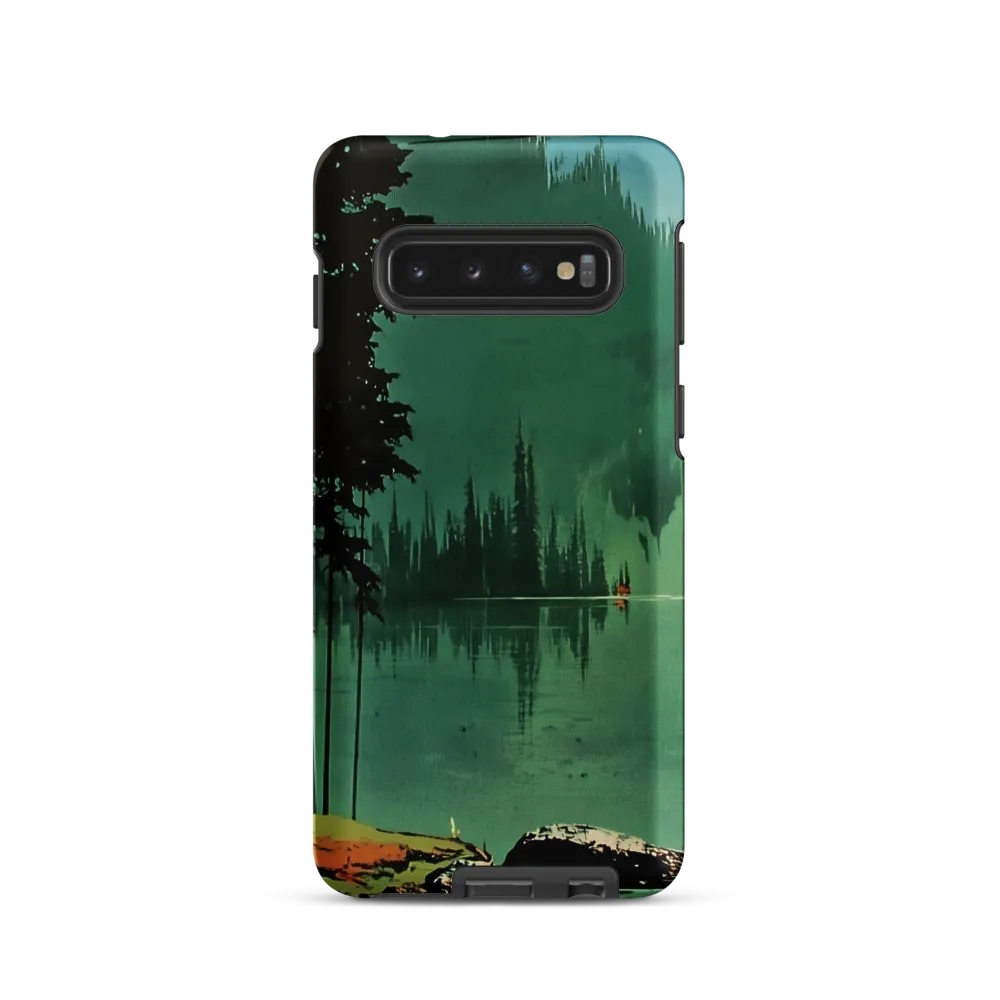 Serenity Reflected: A Tranquil Lake Scene