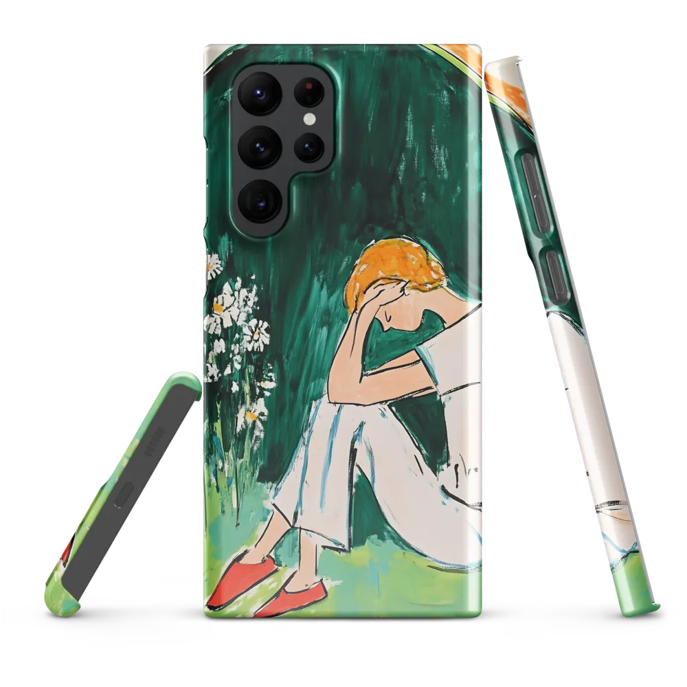 Silent Sorrow | Phone Case |  S22 Ultra | Snap Case | Glossy