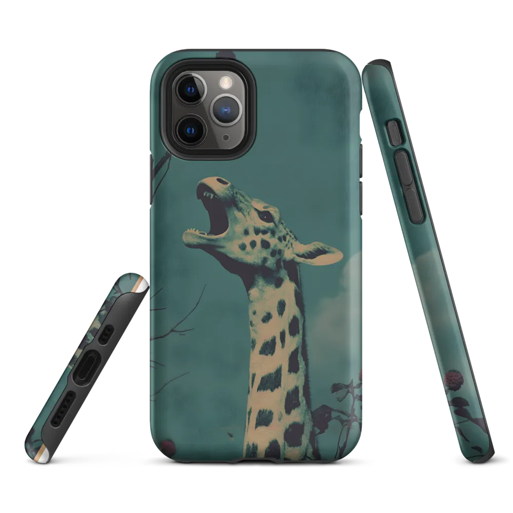 Whispers of the Tall: A Surreal Giraffe Encounter