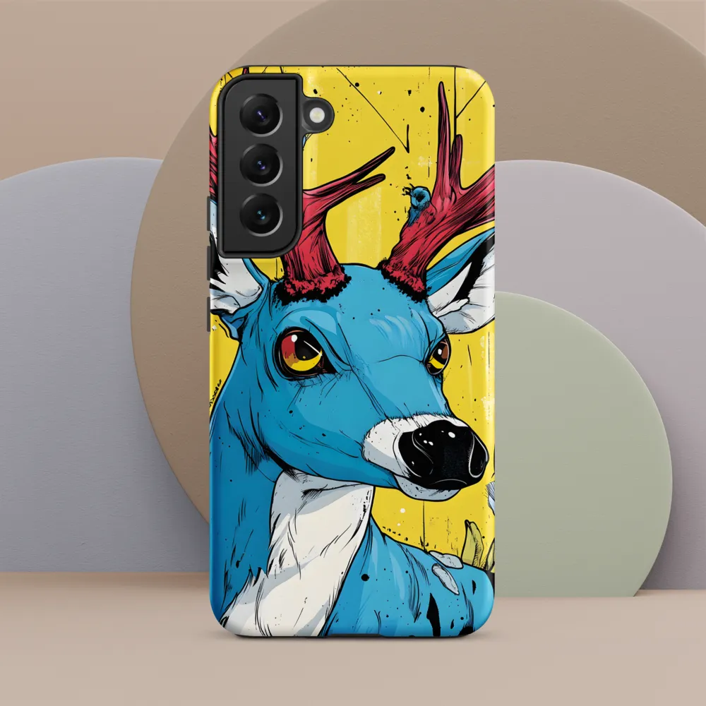 Vivid Antlers: A Modern Take on Nature