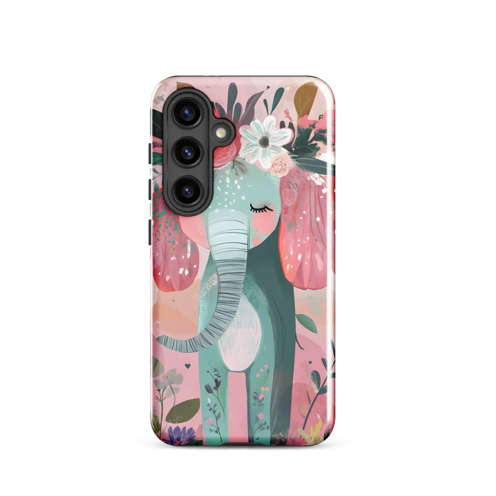 Whimsical Elephant in Bloom