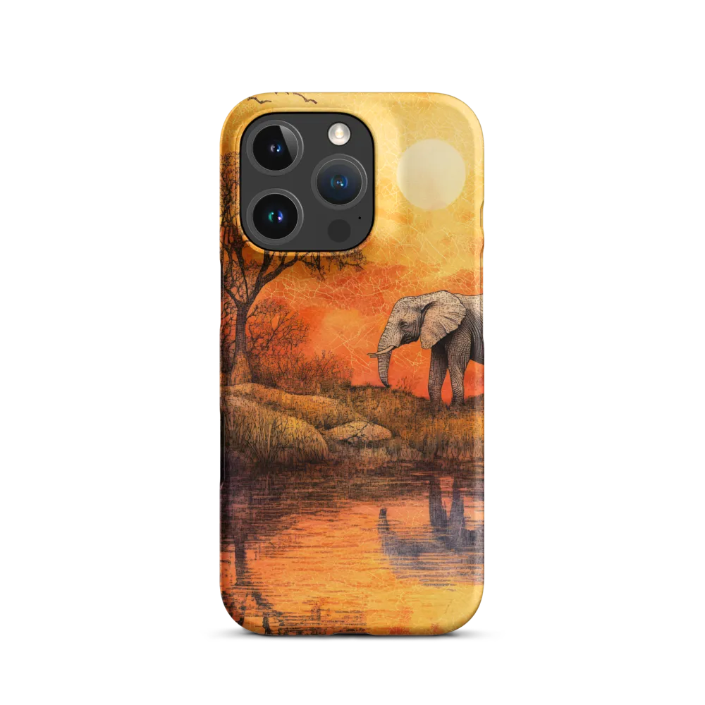 Elephant's Serenity at Dusk