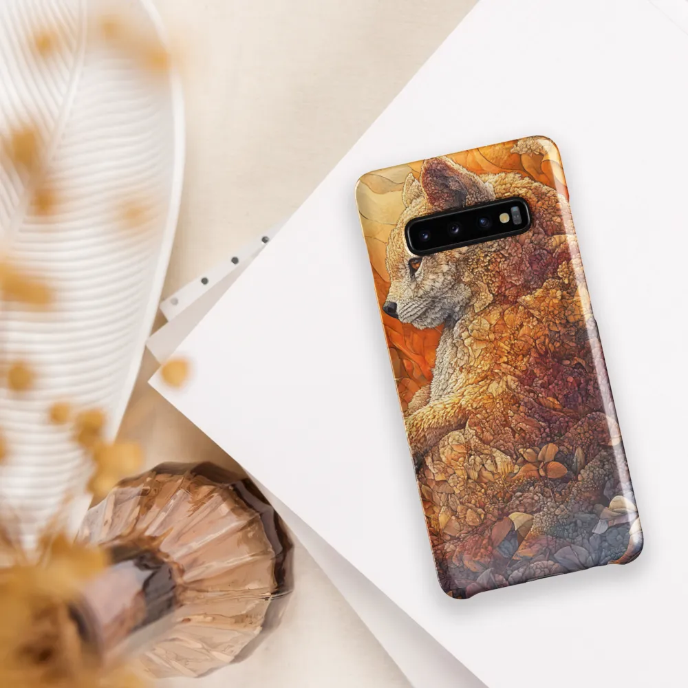 Whispers of the Forest: A Serene Fox | Phone Case |  S10 Plus | Snap Case | Glossy