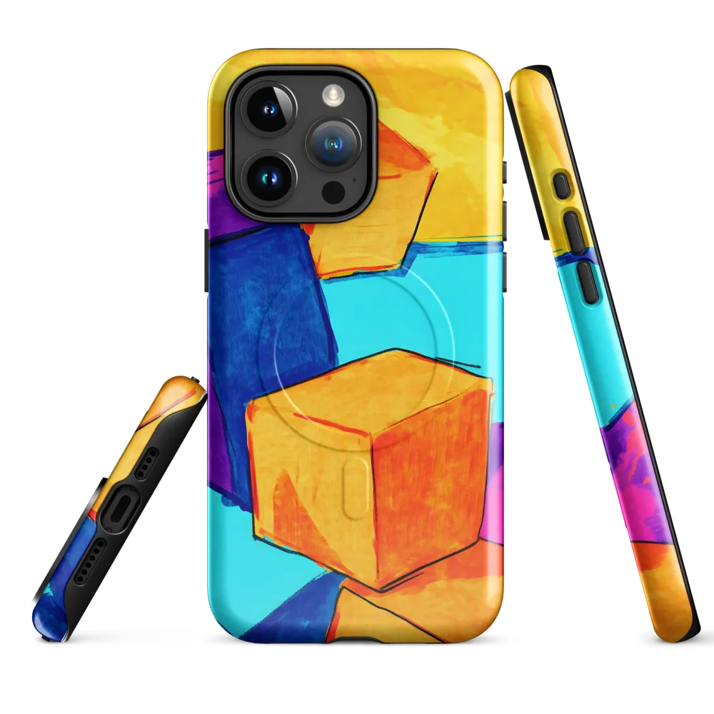 Playful Cubes in Vibrant Harmony