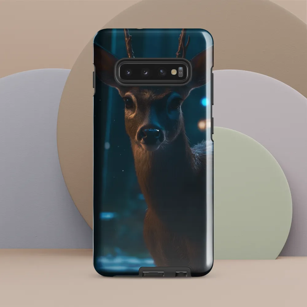 Whispers of the Forest: A Serene Encounter | Phone Case |  S10 Plus | Tough Case | Glossy