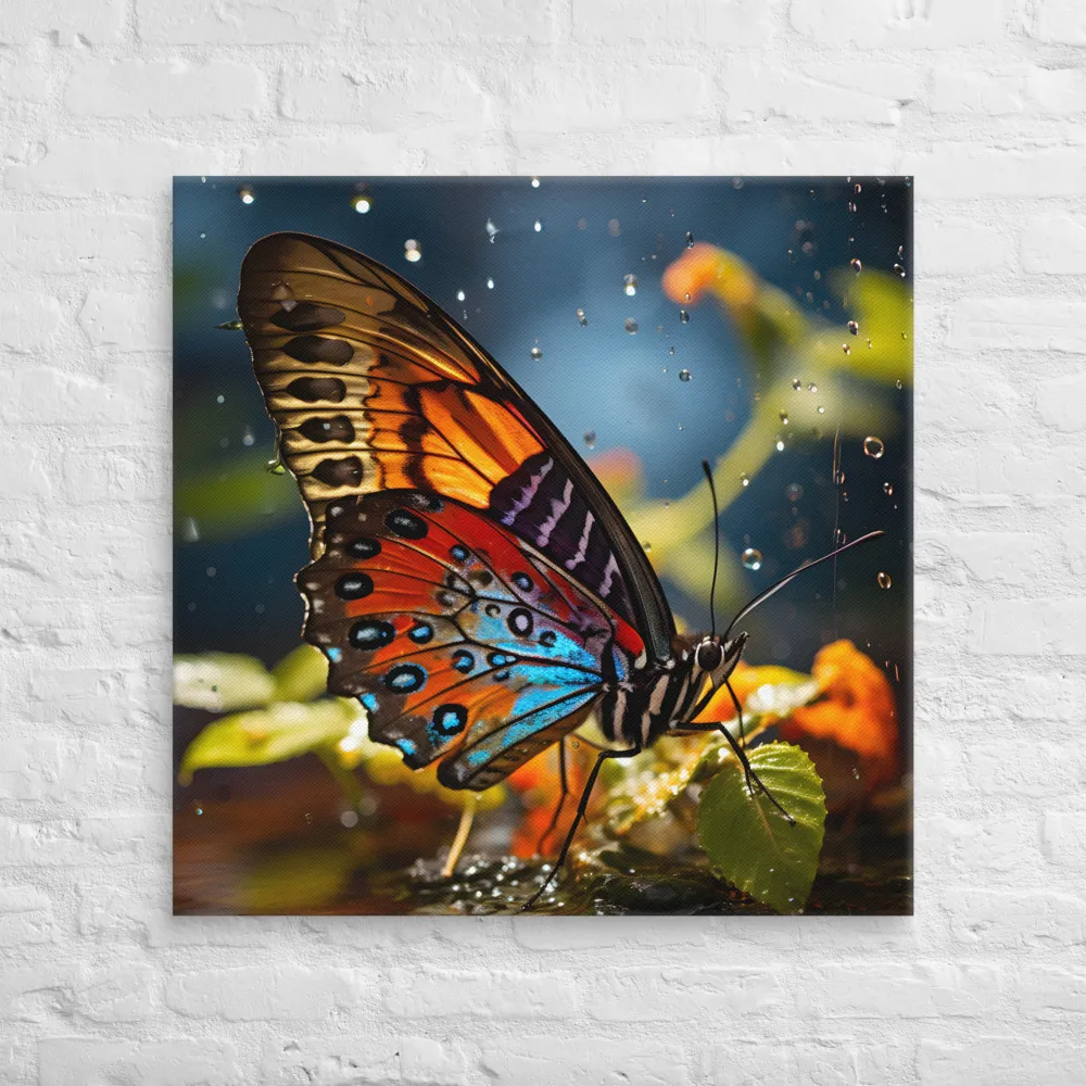 Dance of Colors: The Butterfly's Elegance | Canvas | 32″×32″