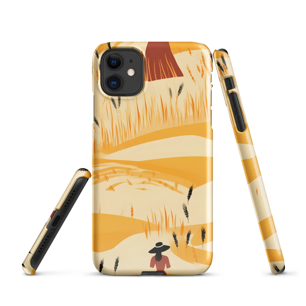 Embracing the Fields: A Floral Journey | Phone Case |  11 | Snap Case | Glossy