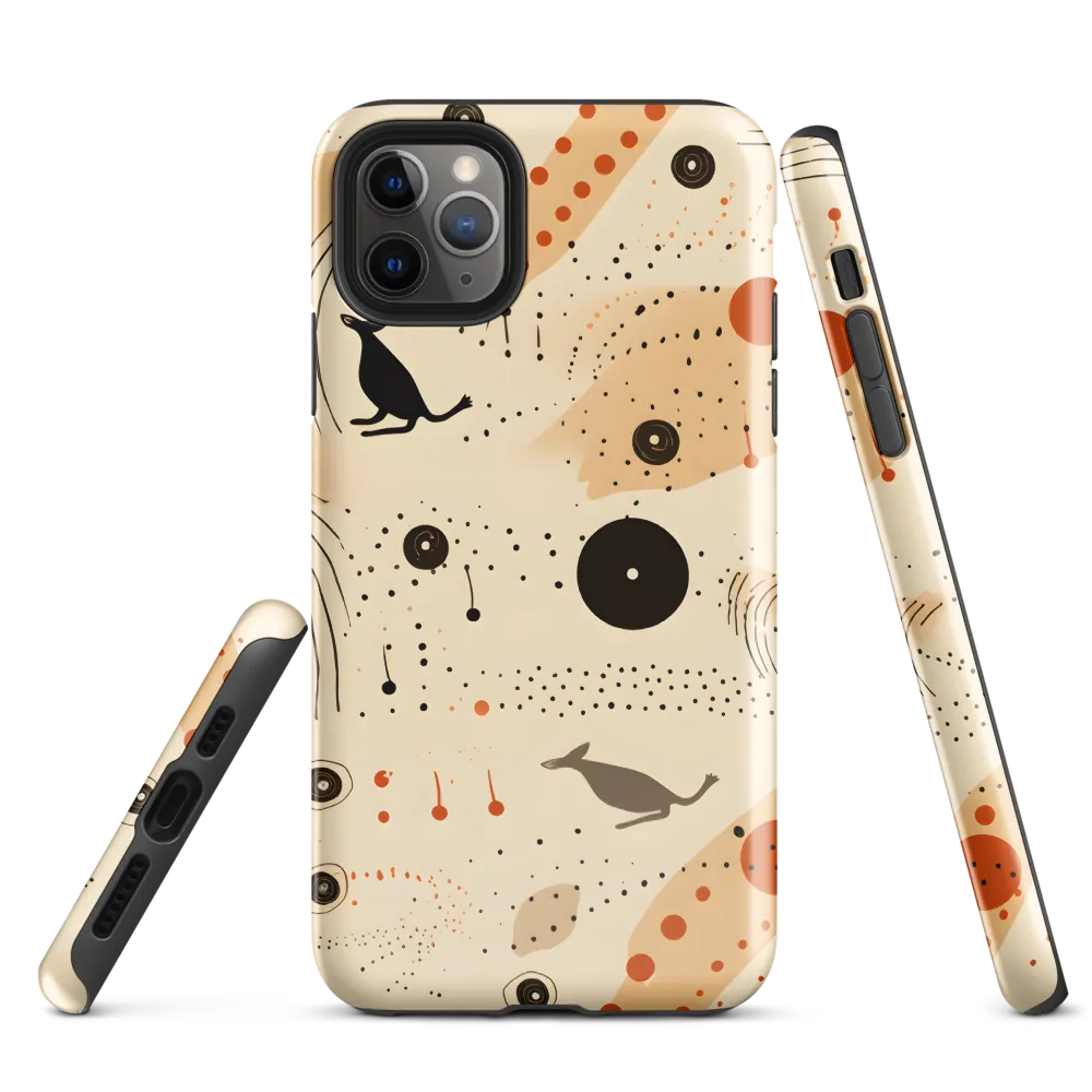 Playful Patterns in Earth Tones | Phone Case |  11 Pro Max | Tough Case | Glossy