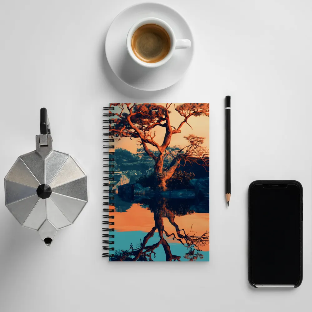 Reflections of Serenity | Spiral Notebook