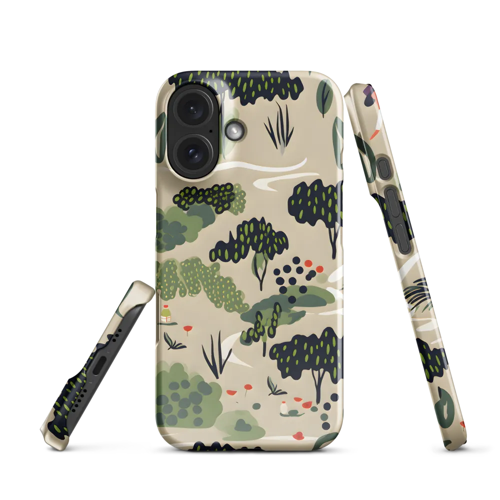 Harmony in Nature: A Whimsical Tapestry | Phone Case |  16 | Snap Case | Glossy