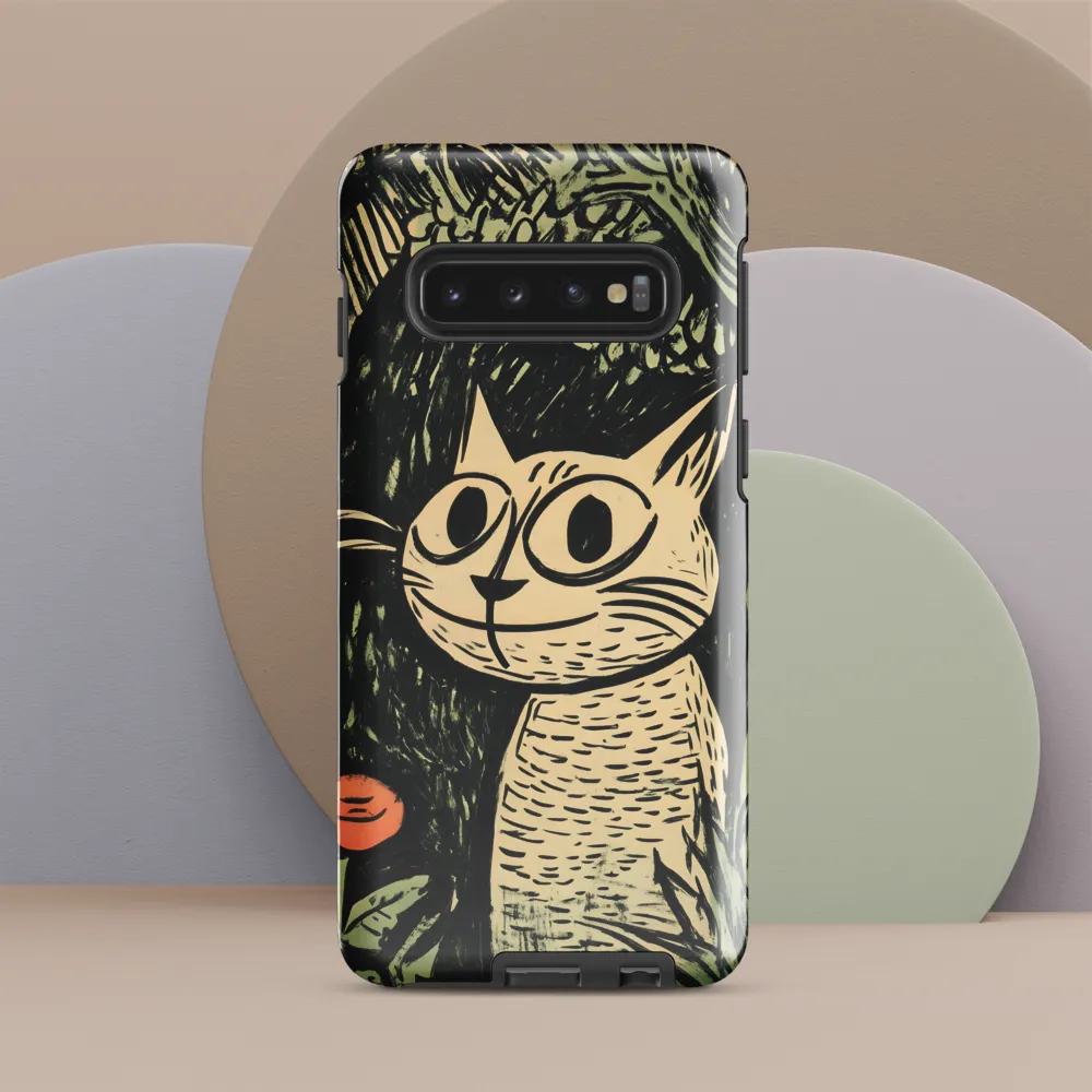 Whimsical Cat in the Forest