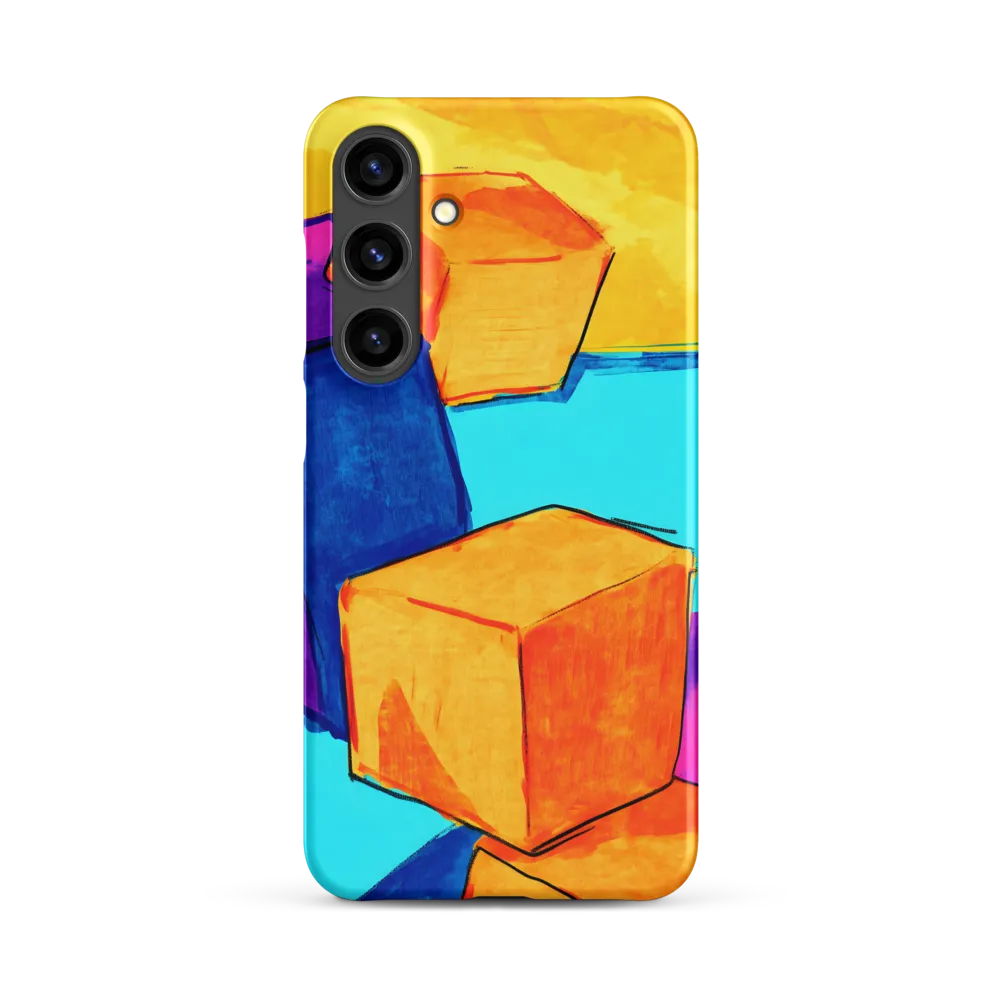 Playful Cubes in Vibrant Harmony