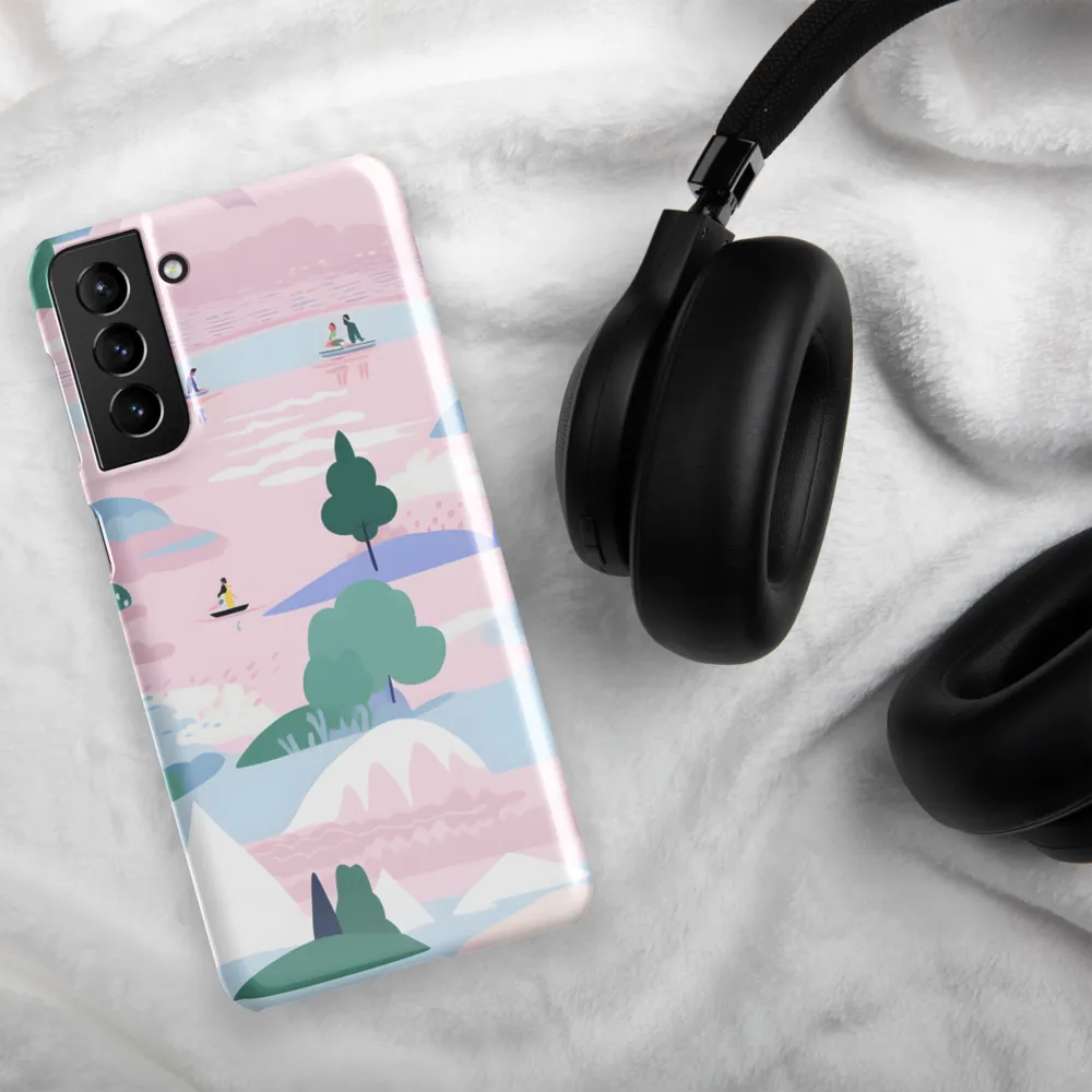Whimsical Reflections: A Journey Through Landscapes | Phone Case |  S21 Plus | Snap Case | Glossy