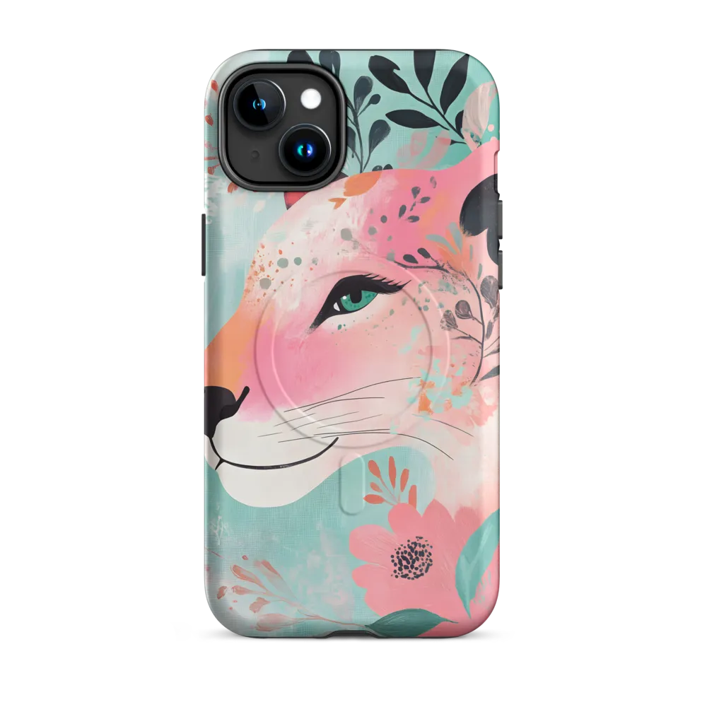 Whimsical Majesty: A Floral Lion