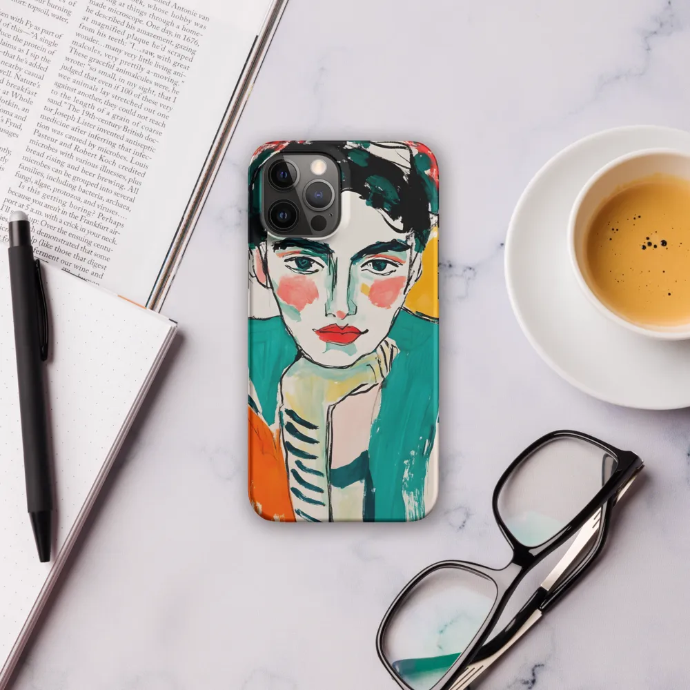 Contemplative Portrait in Bold Hues