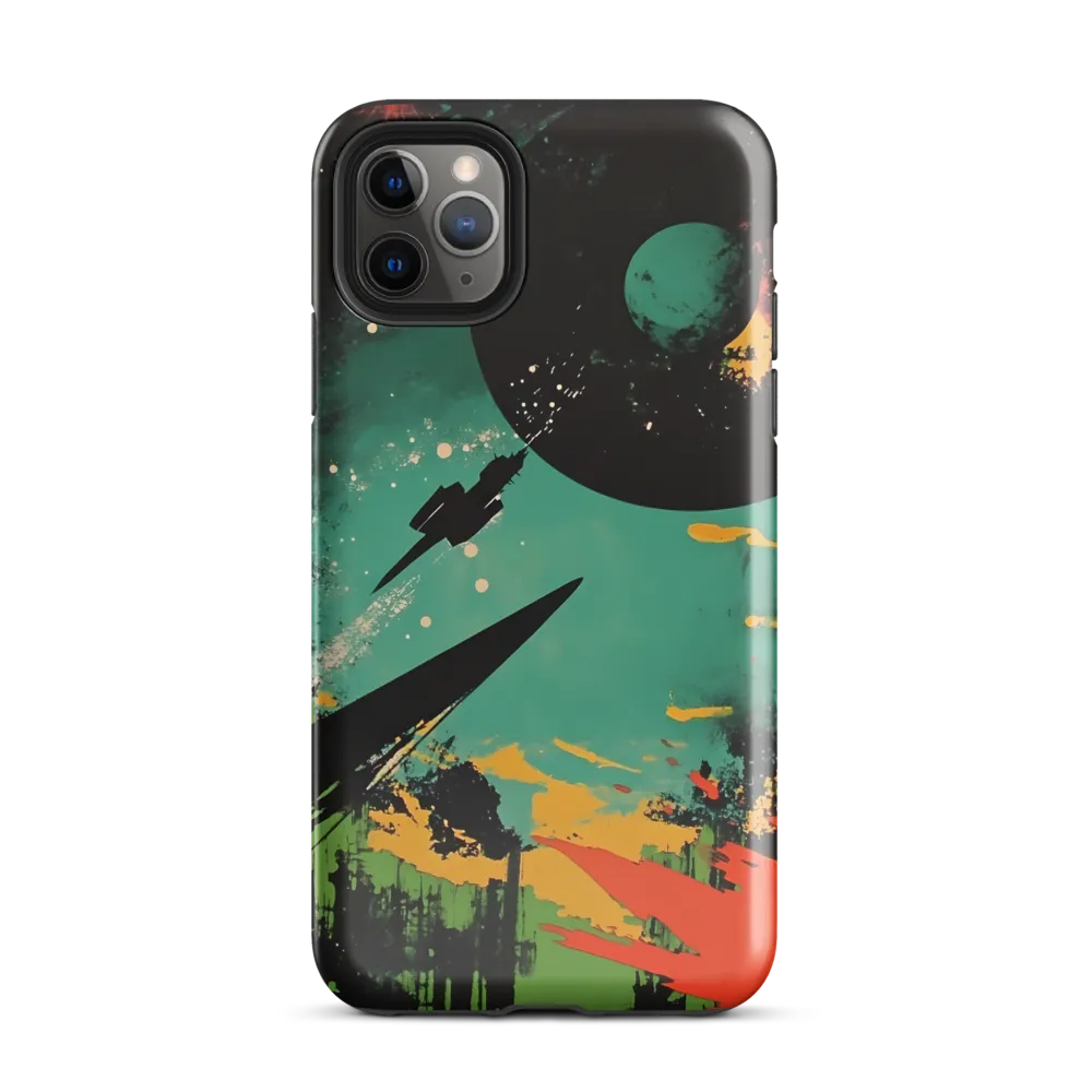 Journey Through the Cosmic Canvas | Phone Case |  11 Pro Max | Tough Case | Glossy