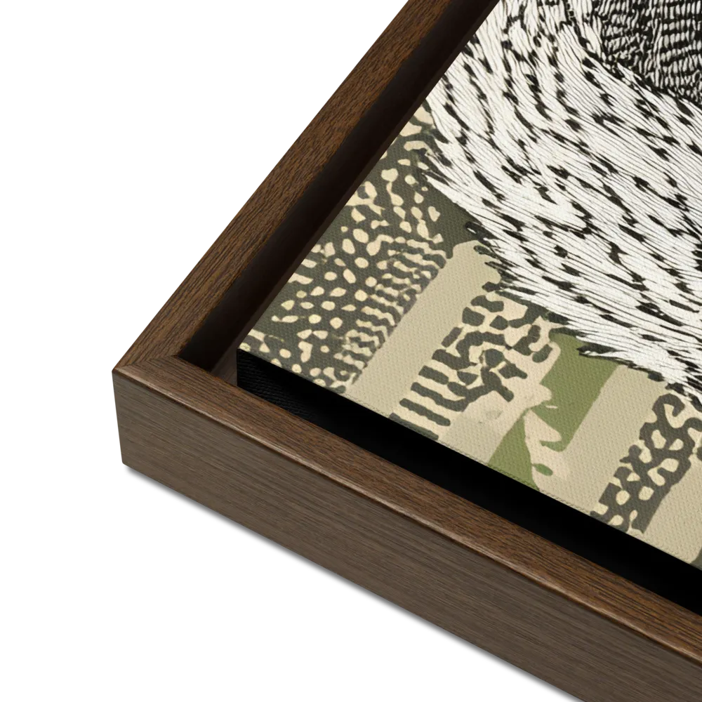 Reflections of the Forest | Canvas with Brown Frame | 18″×24″