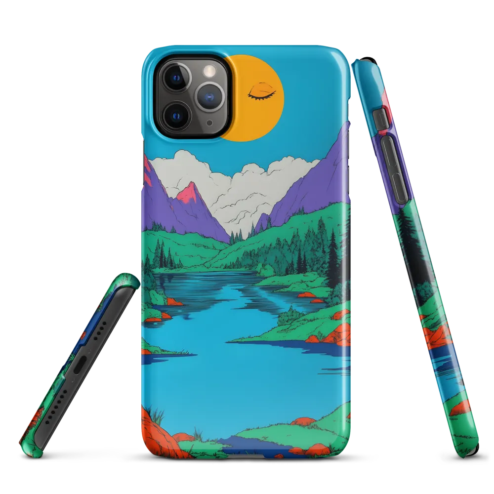 Whimsical Serenity in Vibrant Colors | Phone Case |  11 Pro Max | Snap Case | Glossy