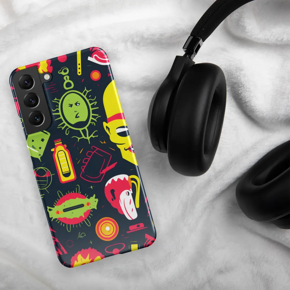 Neon Revelry: A Quirky Exploration of Modern Pop Art