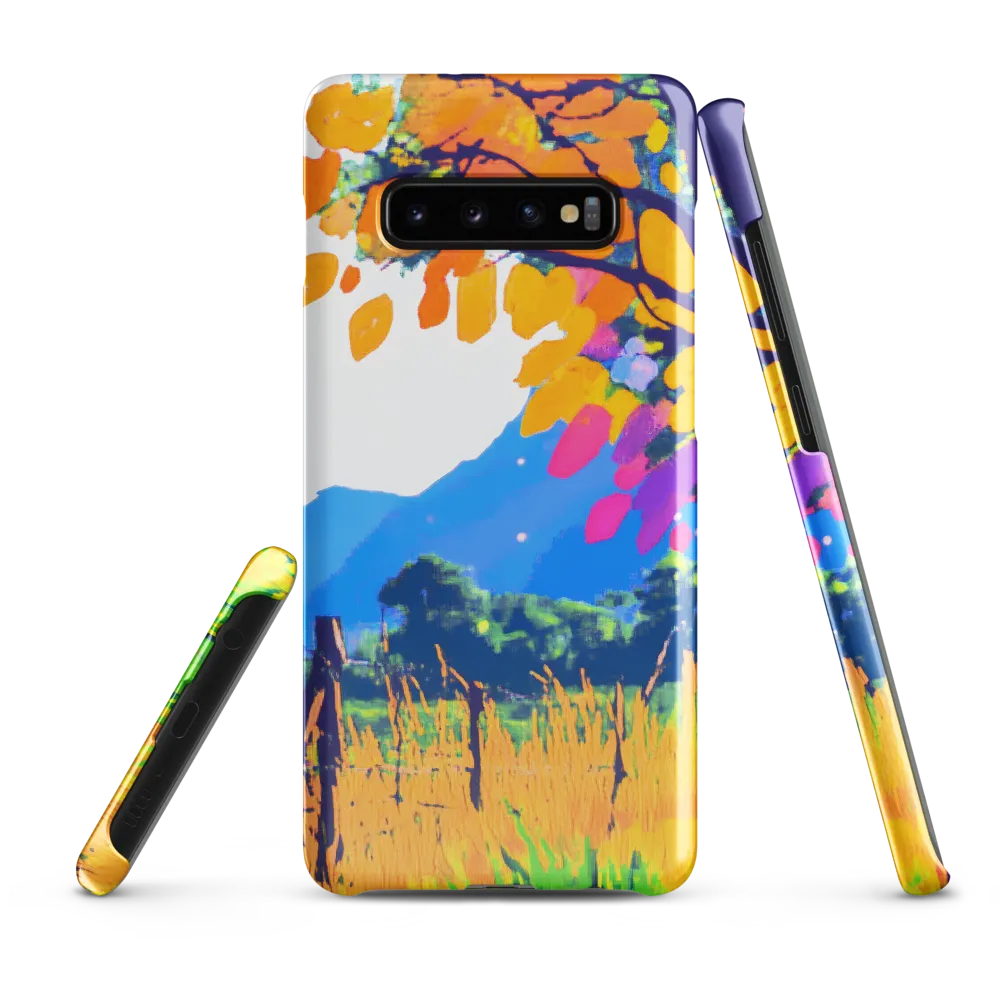 Autumn Serenity in a Vibrant Landscape | Phone Case |  S10 Plus | Snap Case | Glossy