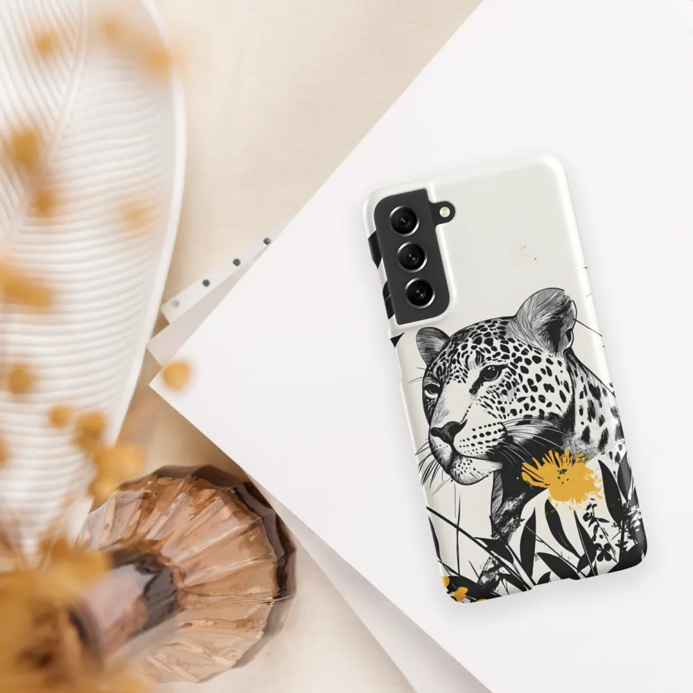 Majestic Leopard Amongst Flora