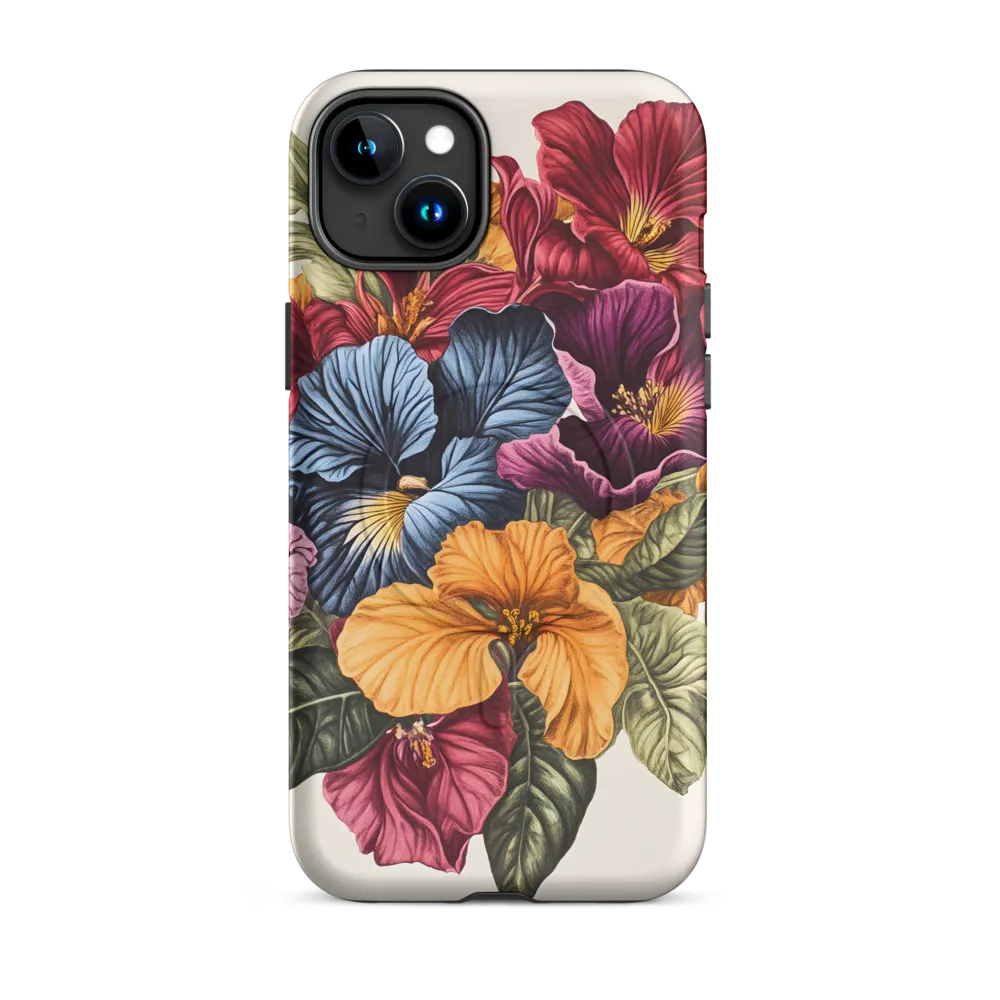 Floral Symphony in Color | Phone Case |  15 Plus | MagSafe® Tough Case | Matte