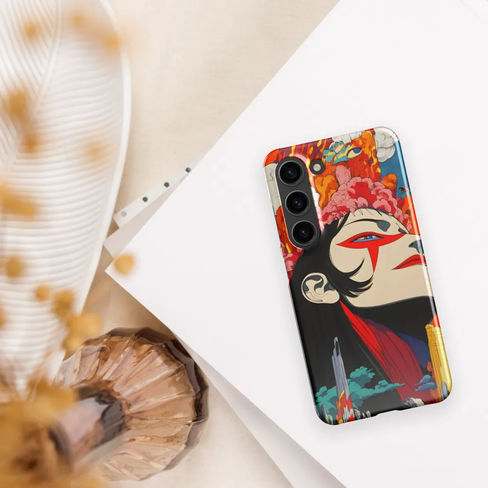 Eruption of Power | Phone Case |  S23 | Snap Case | Glossy