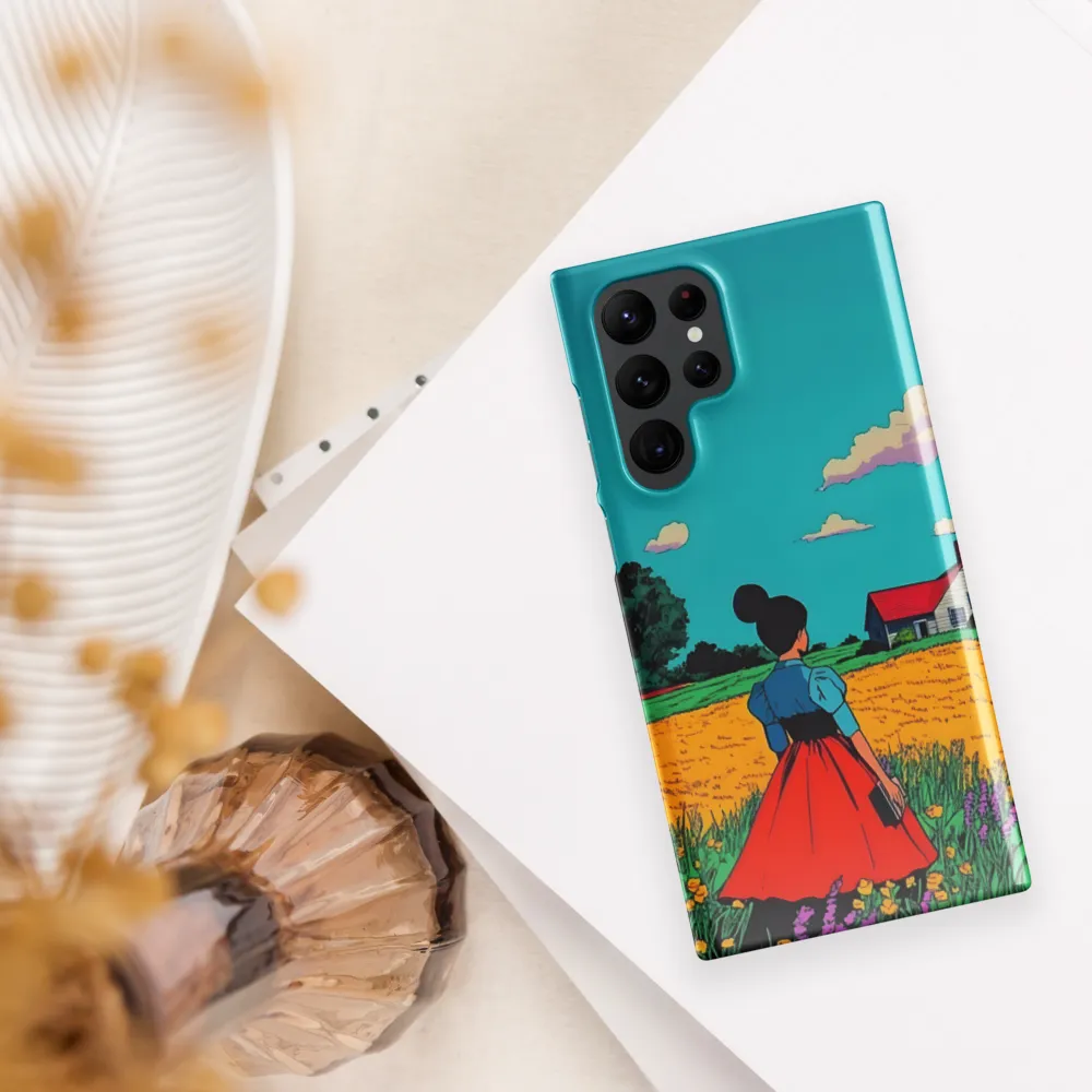 Whispers of a Sunlit Meadow | Phone Case |  S22 Ultra | Snap Case | Glossy