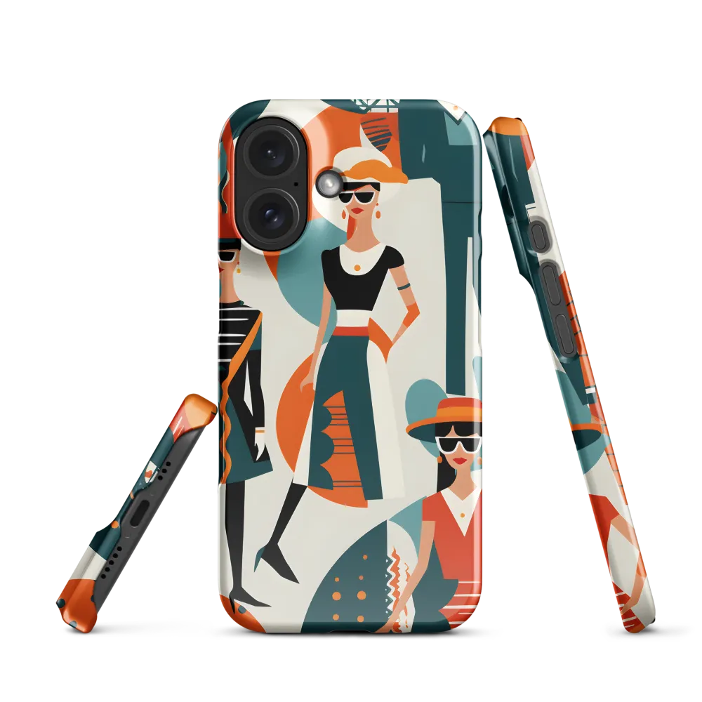 Chic Figures in Pop Art | Phone Case |  16 | Snap Case | Glossy