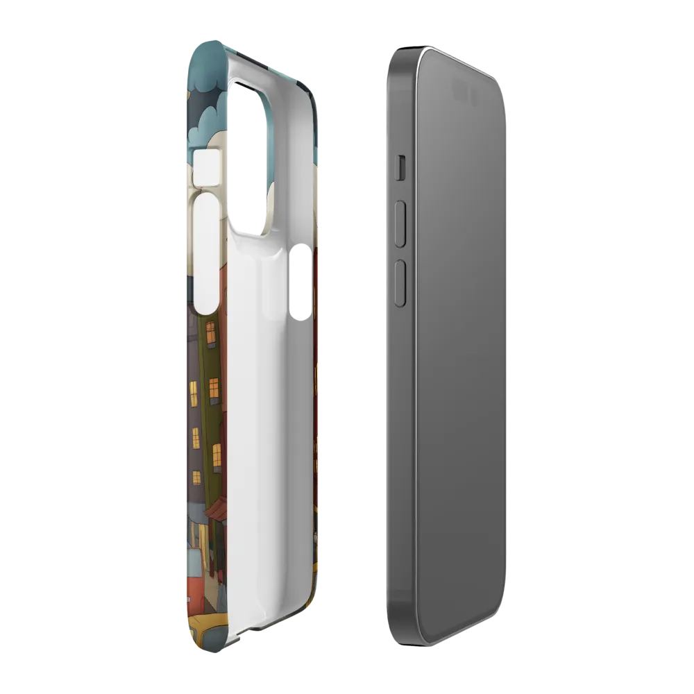Urban Symphony: A City Awakens at Dusk | Phone Case |  14 Pro | Snap Case | Matte