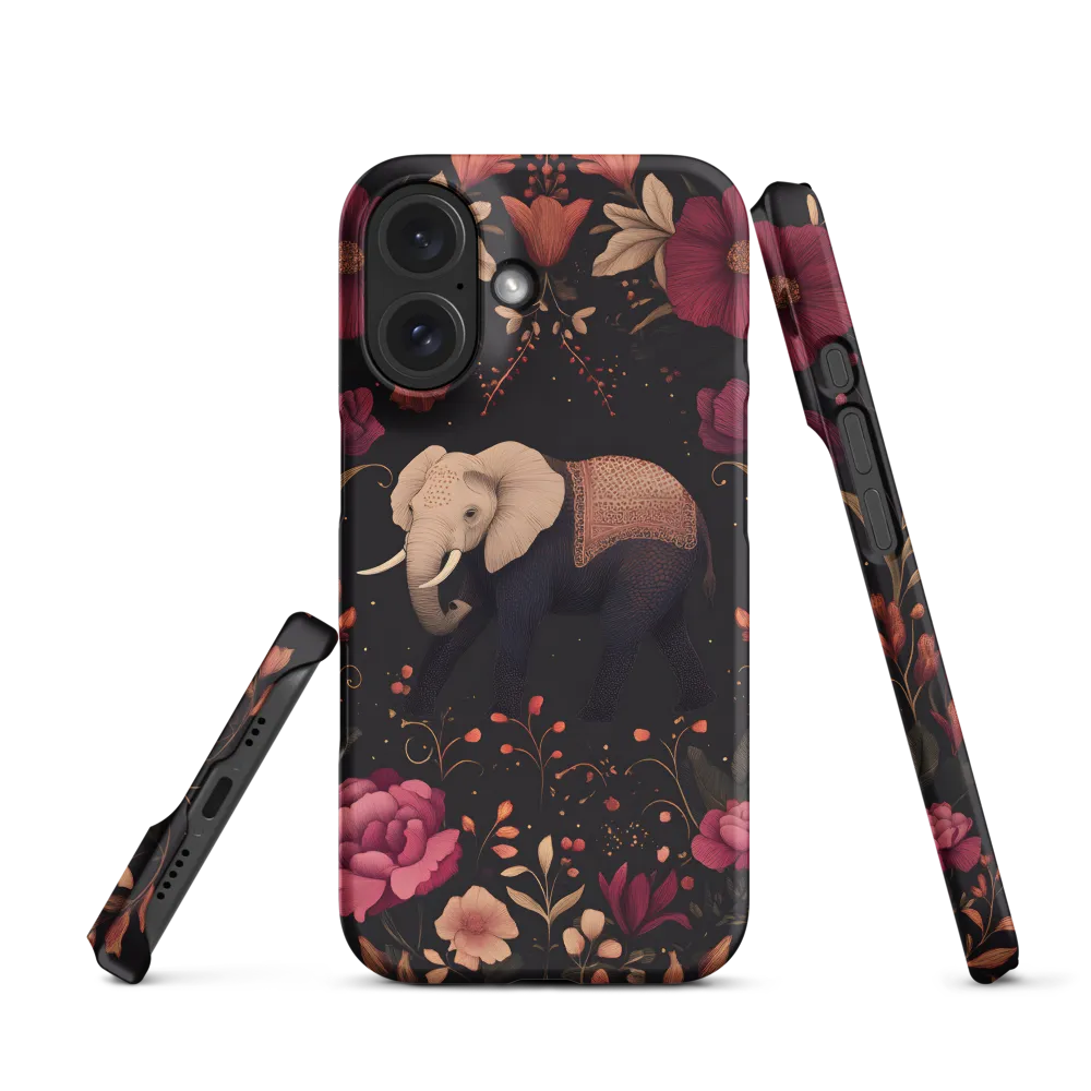 Whispers of the Wild: Elephants and Blooms
