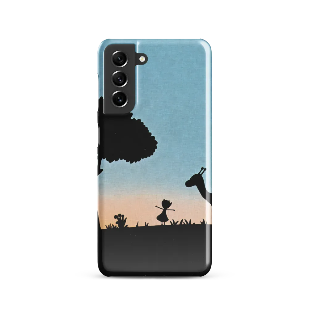 Curiosity in the Silhouette | Phone Case |  S21 | Snap Case | Glossy