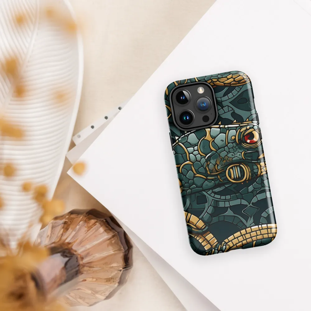 Lizards of Abstraction | Phone Case |  15 Pro Max | Tough Case | Glossy