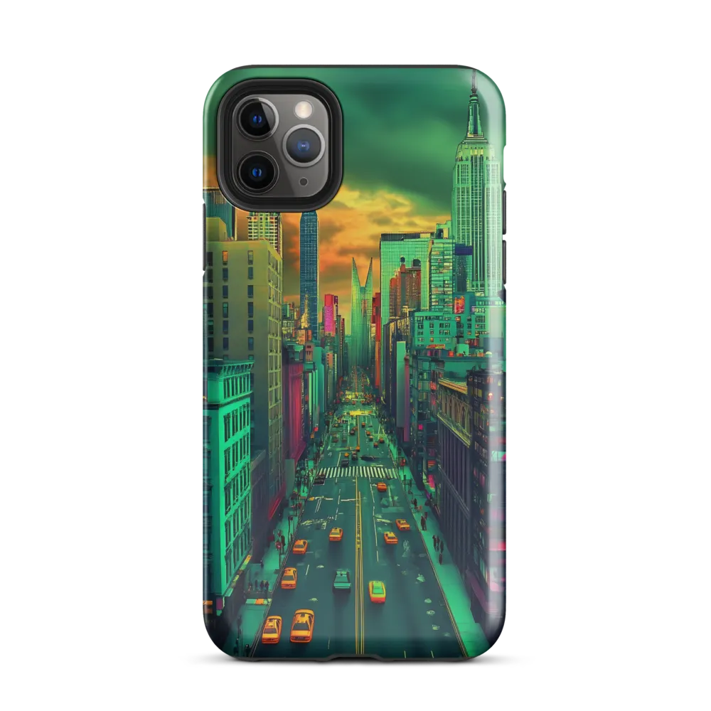 Urban Surrealism: Neon Dreams | Phone Case |  11 Pro Max | Tough Case | Glossy