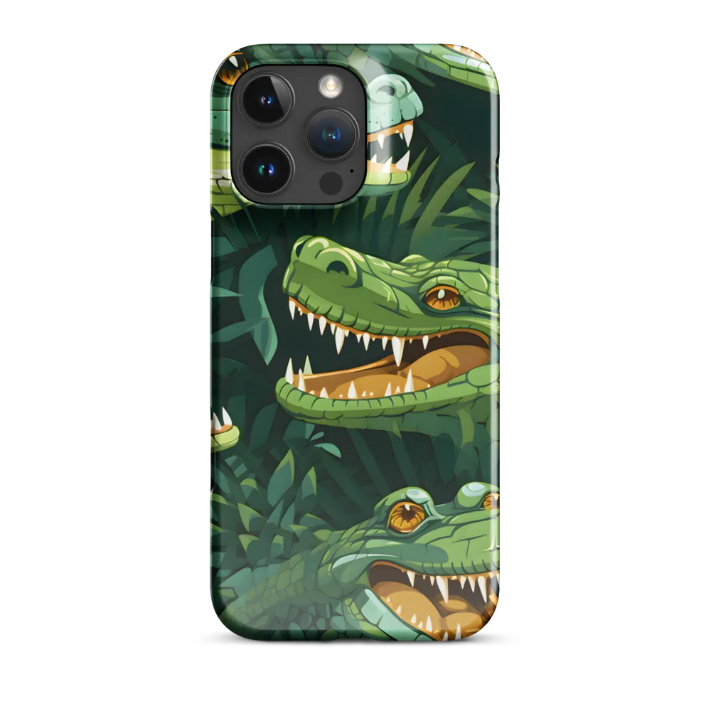 Fierce Crocodilian Medley | Phone Case |  16 Pro Max | Snap Case | Glossy