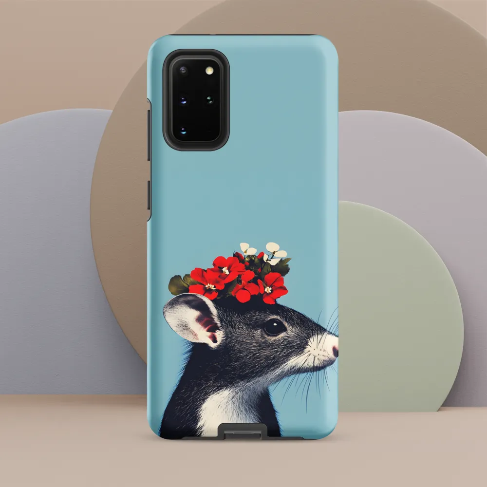 Whimsical Flora: A Mouse's Floral Crown